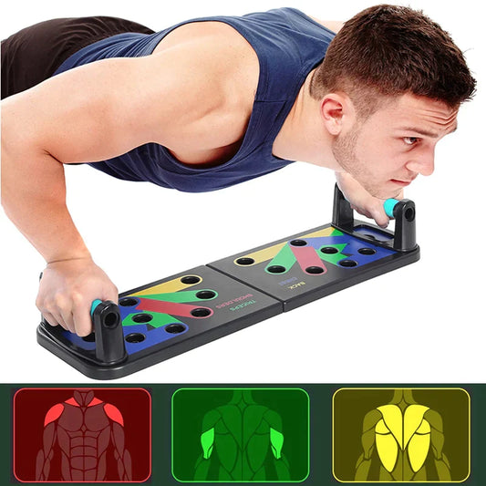 Foldable 9-in-1 Push-Up Board